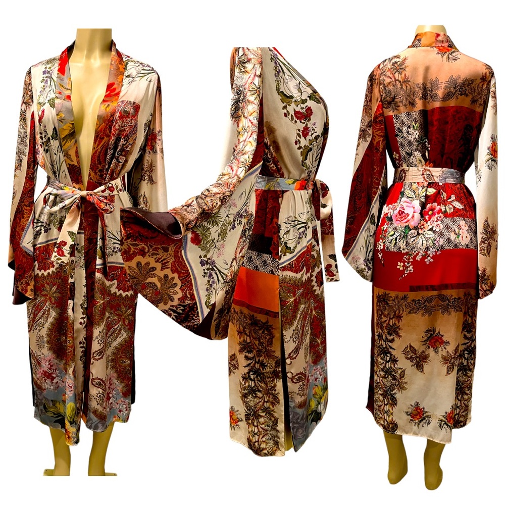Zara, Kimono, Multi-Colored, New (no tag), XS, run as a Medium